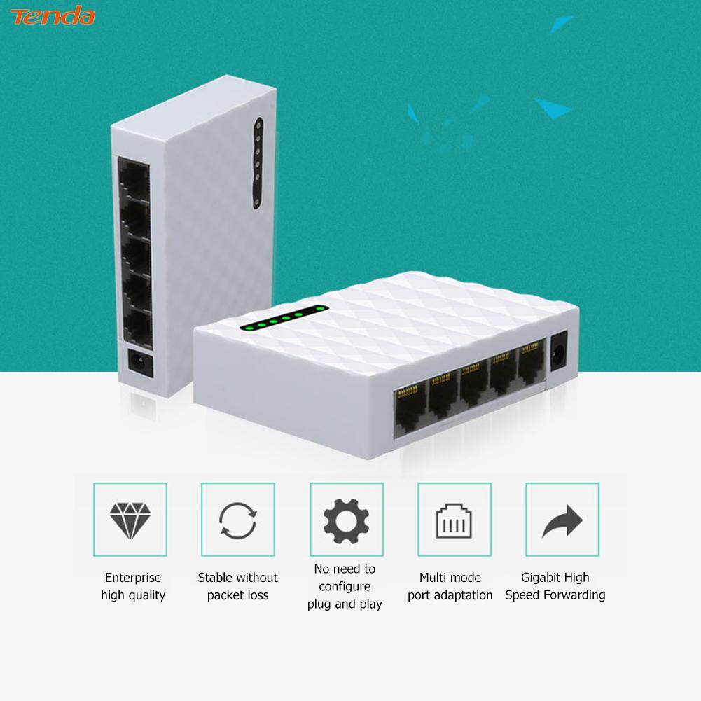 5 Port 1000M Desktop Network Switch RJ45 Gigabit Ethernet Switching HUB Shunt Network Components