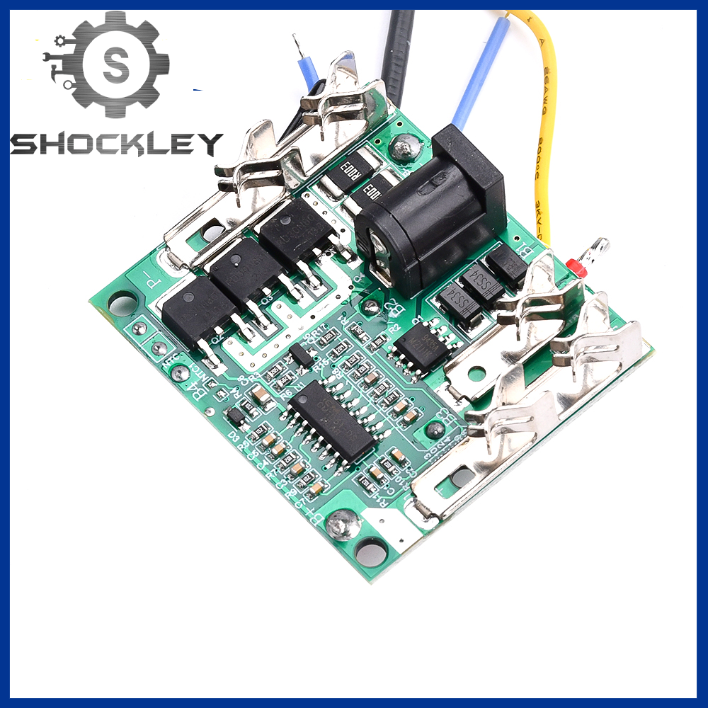 Shockley Bảng Mạch Bảo Vệ Sạc Pin Li-Ion Lithium 5S 18V 21V 20A Mô-đun BMS Cho Dụng Cụ Điện