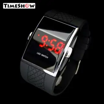 red led wrist watch