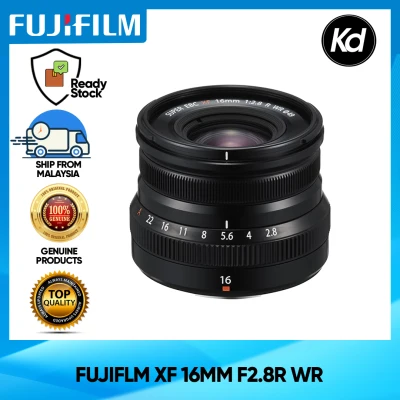 FUJIFILM XF 16mm f/2.8 R WR Lens (Black) (Fujifilm Malaysia Warranty)