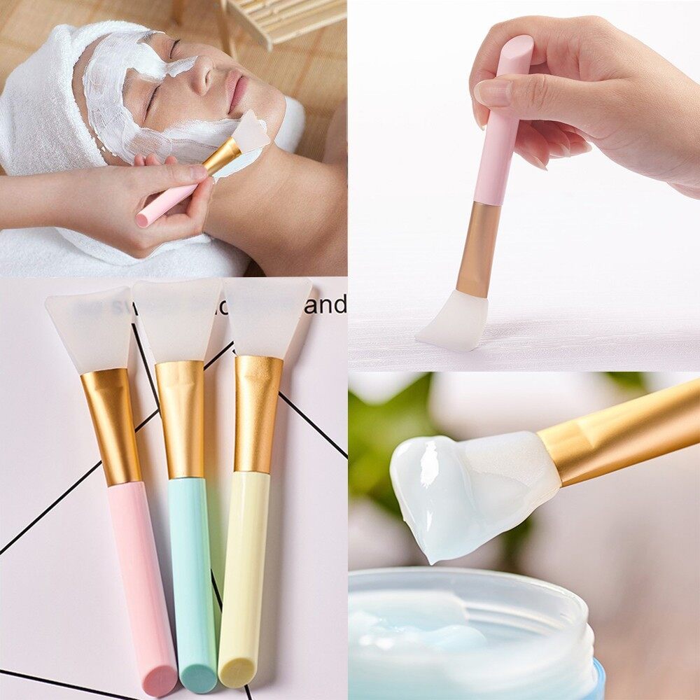 1PC Silicone Facial Mask Brush DIY Face tool Silicone Mixing Skin Care Cosmetic Makeup Brushes