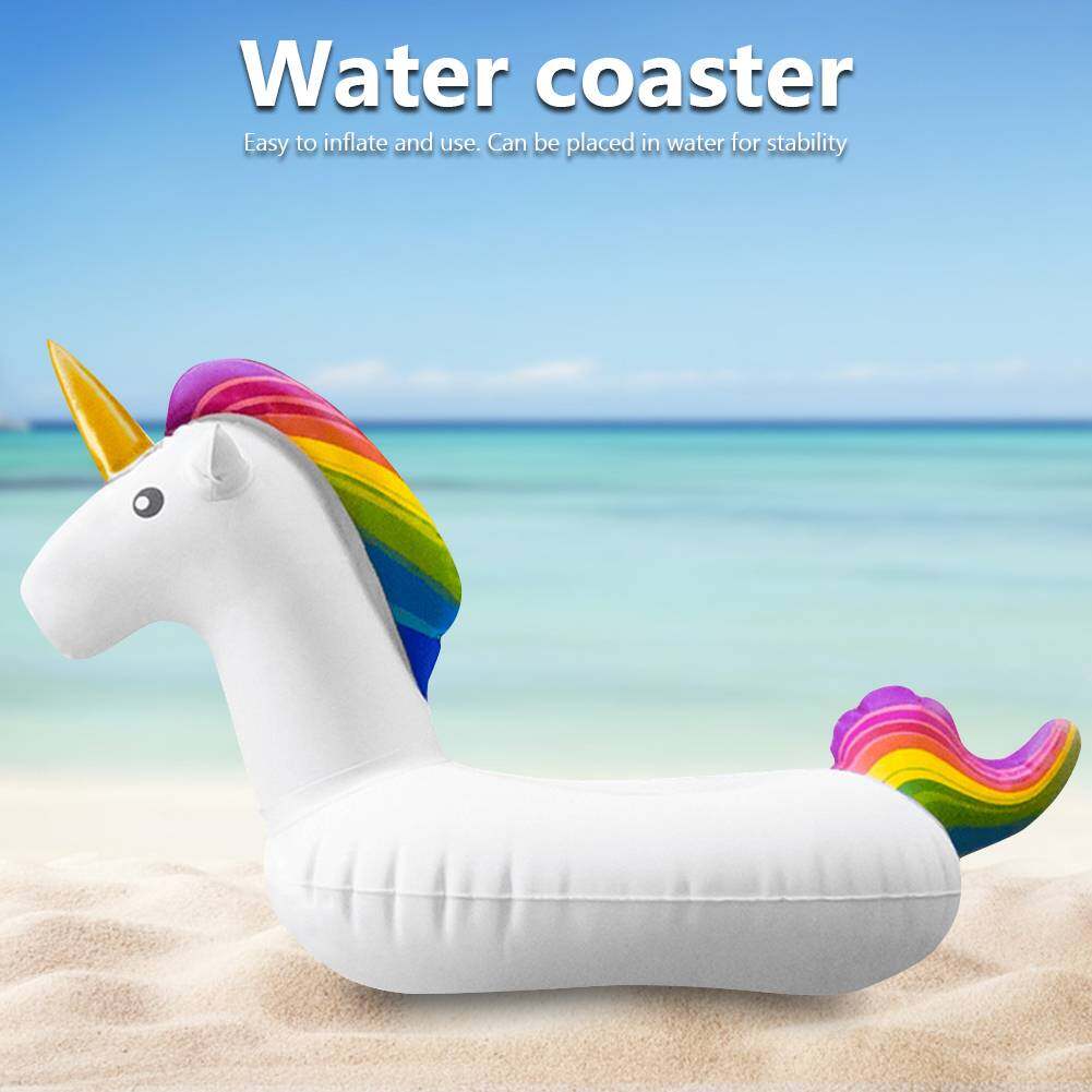 Floating Cup Holder Inflatable Pool Floats Bar Coasters PVC Cooler Table Party Supplies for Pool Beach Swimming