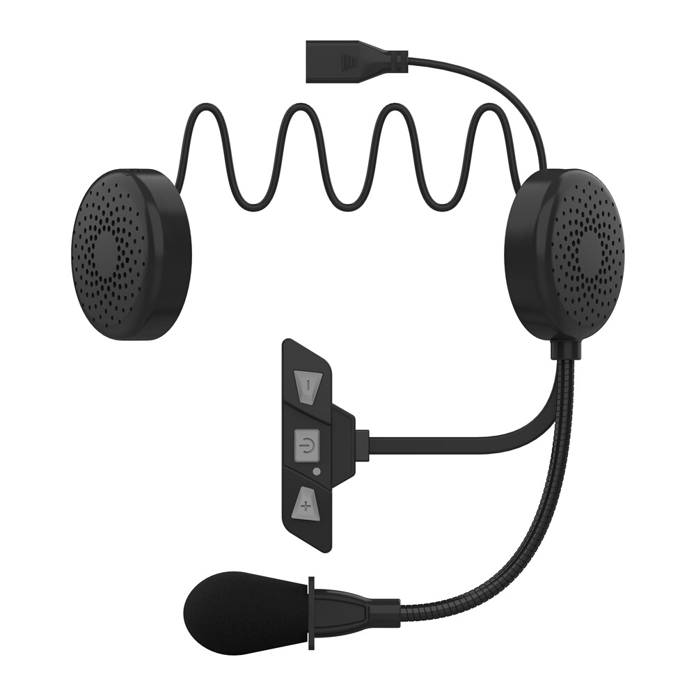 Motorcycle Bluetooth 5.2 Headset Wireless Handsfree Stereo Music Player Moto Noise Reduction Earphone with Mic