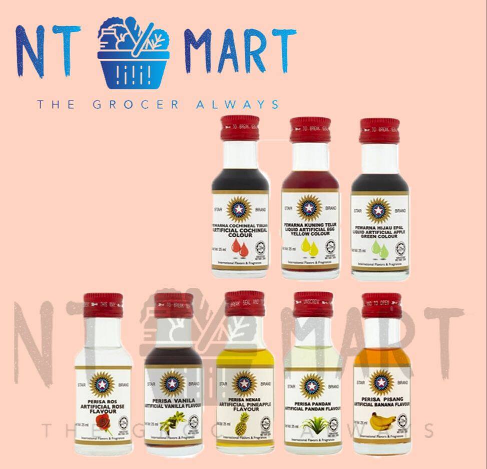 Star Brand Artificial Colour / Flavour (Assorted) 25ml | Lazada