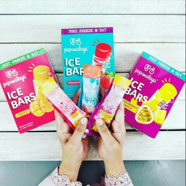 Hot Item Popsmalaya Ice Bar Passionfruit Pineapple 1 X Ice Bar Lazada