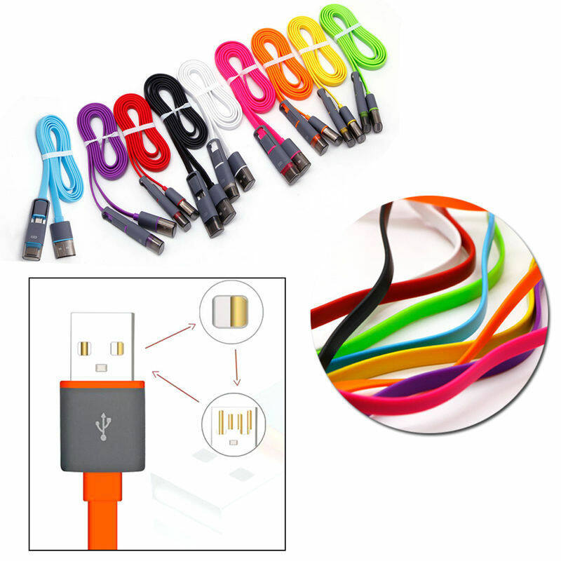 [Songful] 2in1 Type-C & Micro Bộ sạc nhanh cổng USB Cáp đồng bộ dữ liệu cho Type-C & Micro USB điện thoại Android