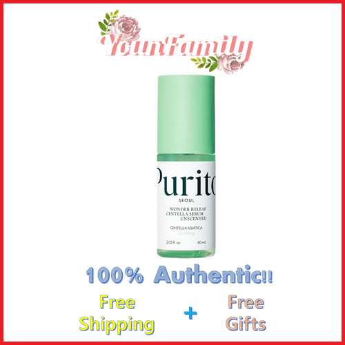 [PURITO] Wonder Releaf Centella Serum Unscented 60ml / 15ml