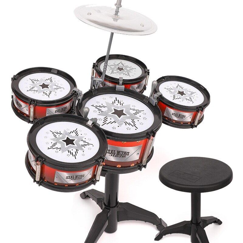 Nhạc Cụ Không Dây Đồ Chơi Cho Bé Trai Bé Gái Bộ Trống Jazz Cổ Điển Trẻ Em Quà Tặng Sinh Nhật Âm Nhạc Trẻ Em Bài Hát Tiệc Tùng