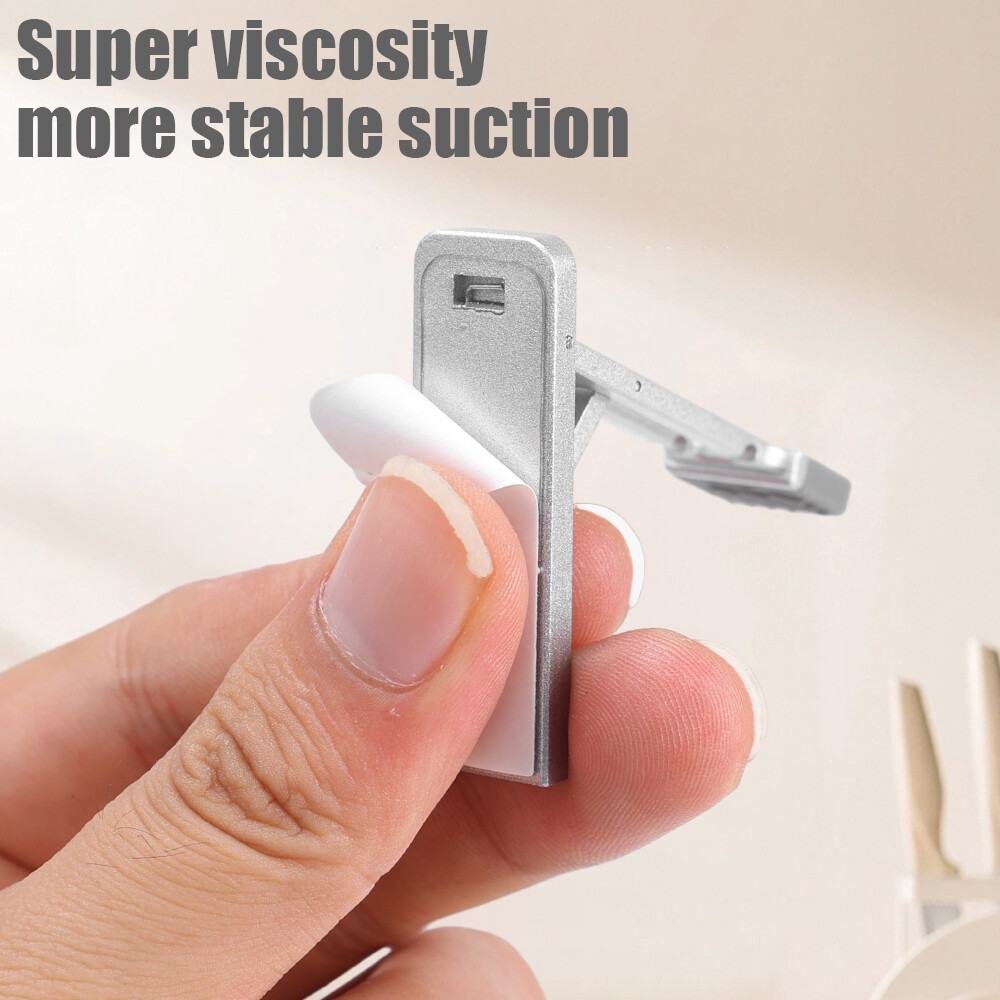 Universal Ultra-thin Foldable Mobile Phone Computer Holder Stand Invisible Portable Adjustable Bracket Desktop Laptop Tilting Notebook Phone Holder