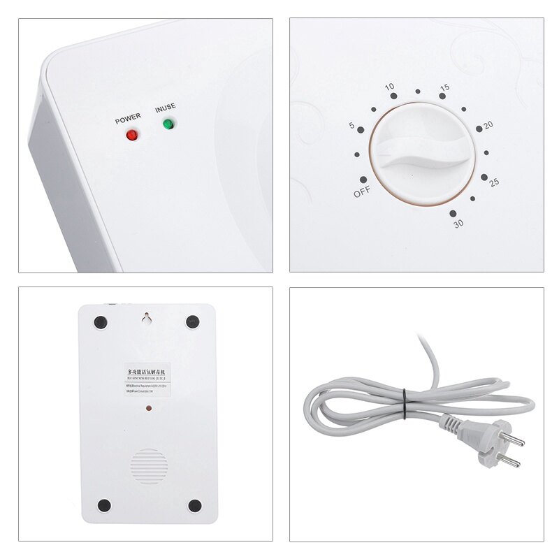 400mg/h Air Ozonizer Air Purifier Home Deodorizer Ozone Ionizer Generator Sterilization Germicidal Filter Disinfection