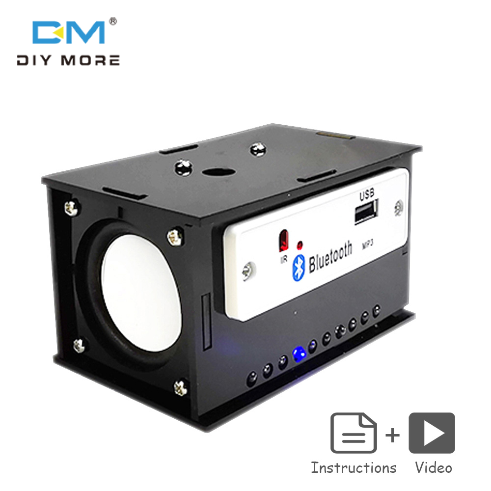 [100% original] diymore DIY Bluetooth Speaker Production and Assembly Electronic Welding Kit Teaching Practice DIY Electronic Kit Component