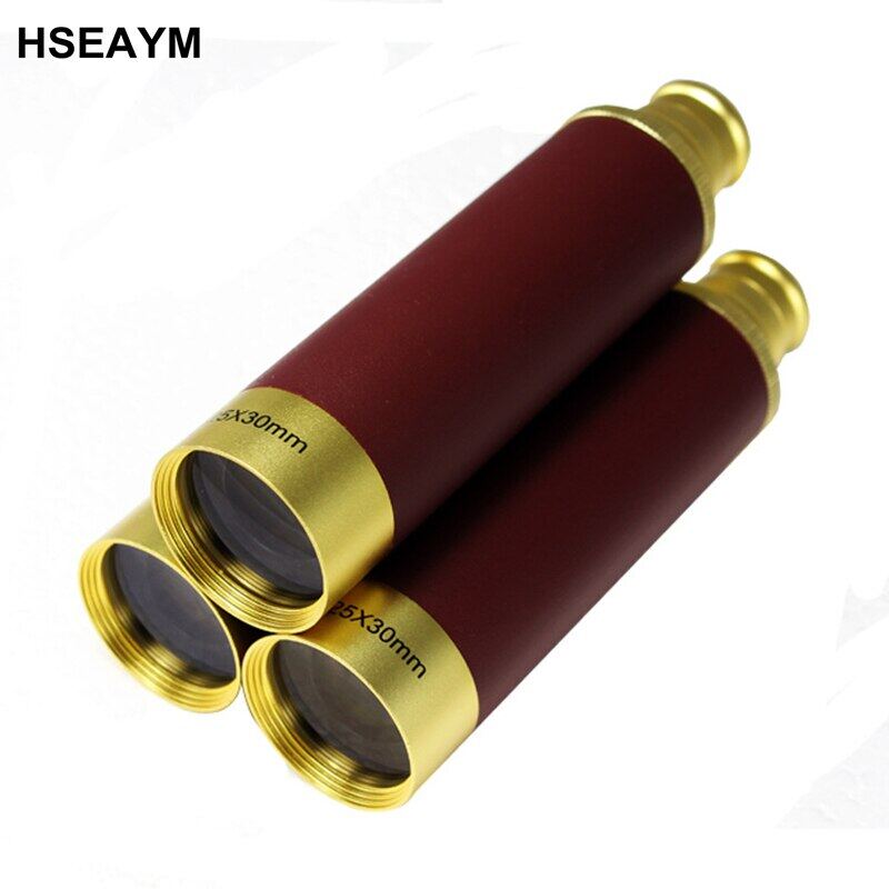 Kính Viễn Vọng Cướp Biển Một Mắt Kính Thiên Văn 25X30, Đèn Thấp Mini HD Ống Nhòm Ngoài Trời Nhìn Đêm, Spyglass Phạm Vi Đồ Chơi Quà Tặng