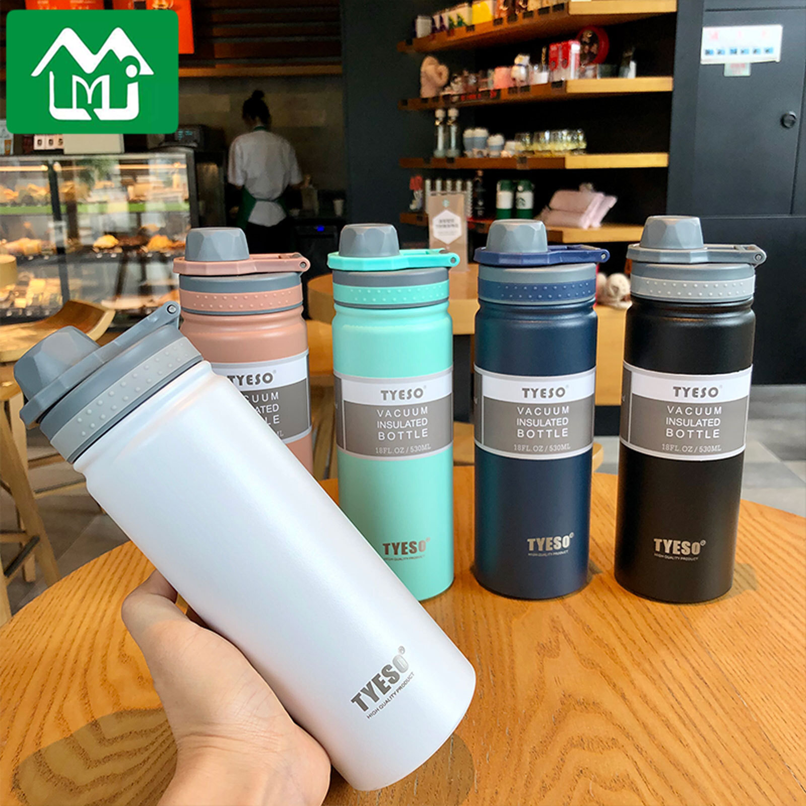 Deelix insulated cup Male and female students Simple and portable stainless steel water cup Portable large capacity sports water bottle