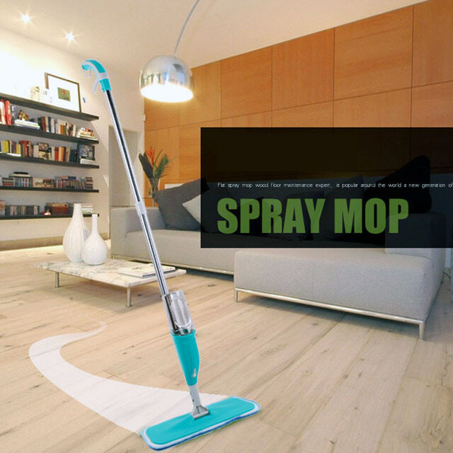 Spray Water Mops Floor Cleaning Automatic Steam Mop Flat Mop Household Tile Solid Wood Swiffer Mop Wet Dry Floor Cleaner Gadgets