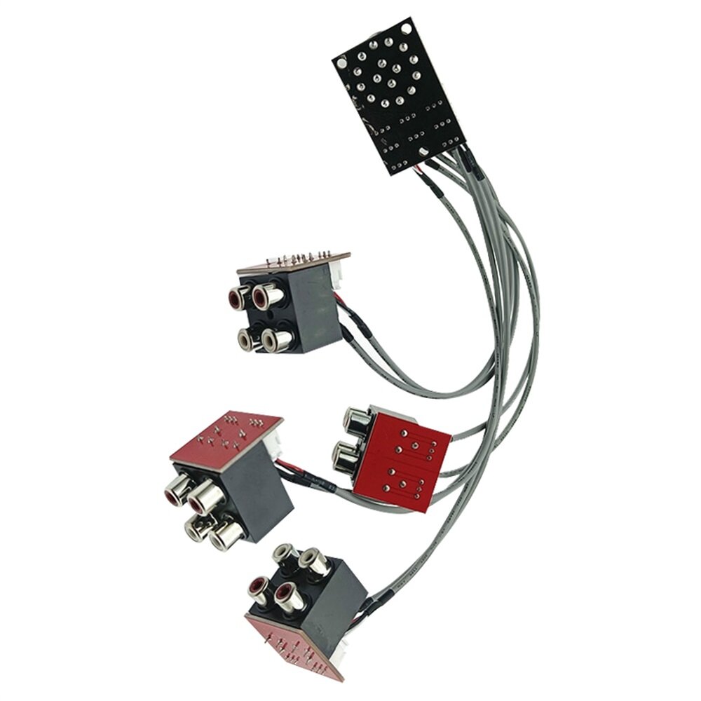 Shockley DIY Switching Board 3 Way Signal Selector Amplifier Relay Audio Input Switch Module with RAC Input