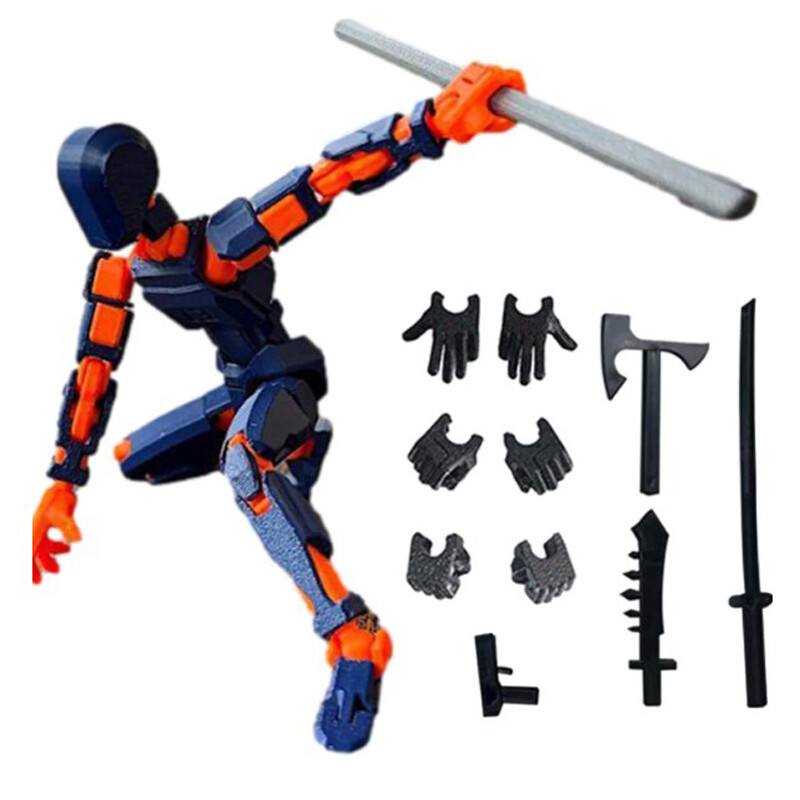 T13 titan 13 action figure nova n13 dummy 3d titans multi-jointed figures robot