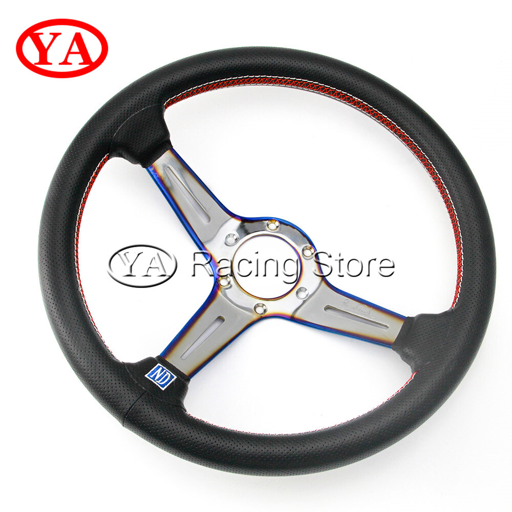 BURNT BLUE NARDI ND STEERING WHEEL 14INCH