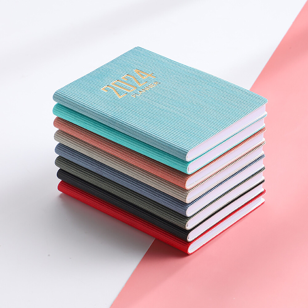 2024 Chương Trình Tổ Chức Hàng Ngày Tuần Kế Hoạch A7 túi mini Máy Tính Xách Tay 365 Ngày Notepad Nhật Ký kế hoạch hàng tháng Văn Phòng Trường Tạp Chí
