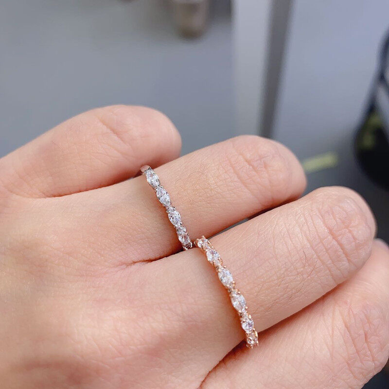 Rose Gold Plated VITTORE Ring Classic Shiny Valentine's Day Gift for Girlfriend