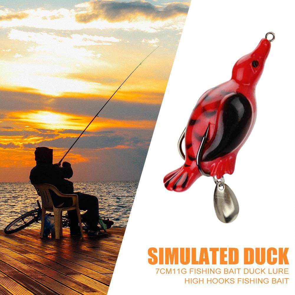 Simulation Duck Fishing Lure 7cm 11g Lifelike Double Hooks False Bait