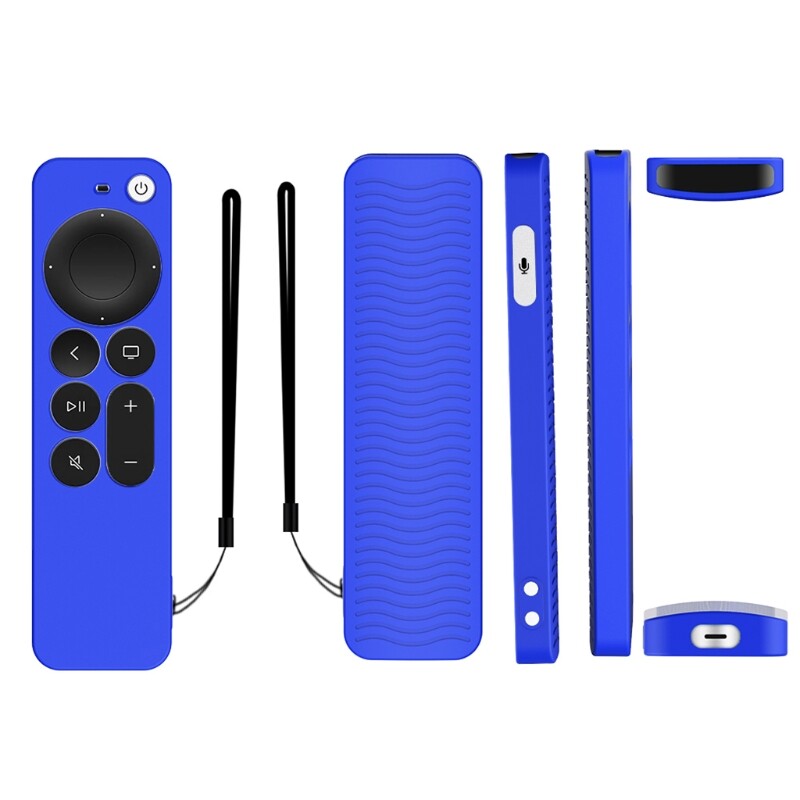 Durable Silicone Case Remote Control Use Directly Protective Cover for Apple TV 4K 2021 6Th Remote Control Anti-abrasion