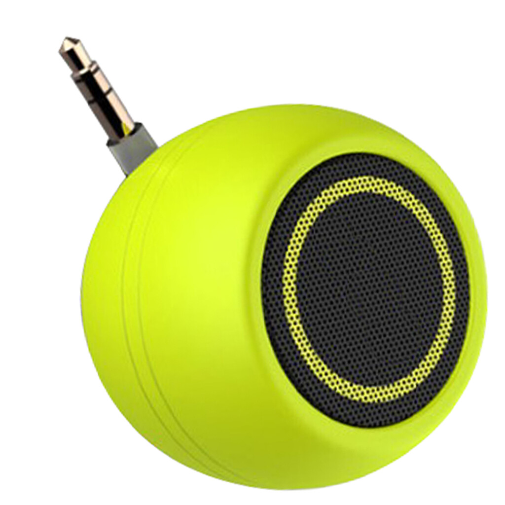 Baoblaze Mini Speaker 3.5mm Jack AUX Music Audio Player for Phone Notebook
