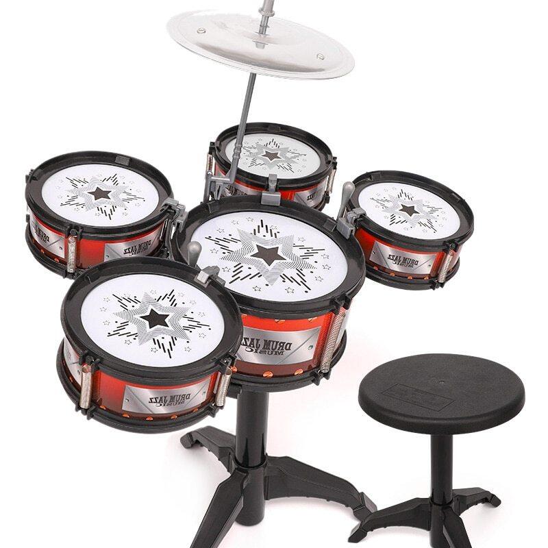 Nhạc Cụ Không Dây Đồ Chơi Cho Bé Trai Bé Gái Bộ Trống Jazz Cổ Điển Trẻ Em Quà Tặng Sinh Nhật Âm Nhạc Trẻ Em Bài Hát Tiệc Tùng