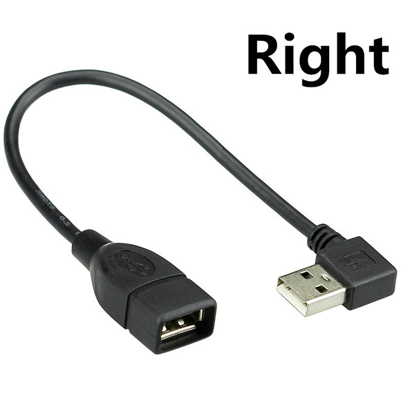 Fkend Bộ Chuyển Đổi Cáp Mở Rộng 90 Độ USB 2.0 A Đầu Đực Sang Đầu Cái Cho