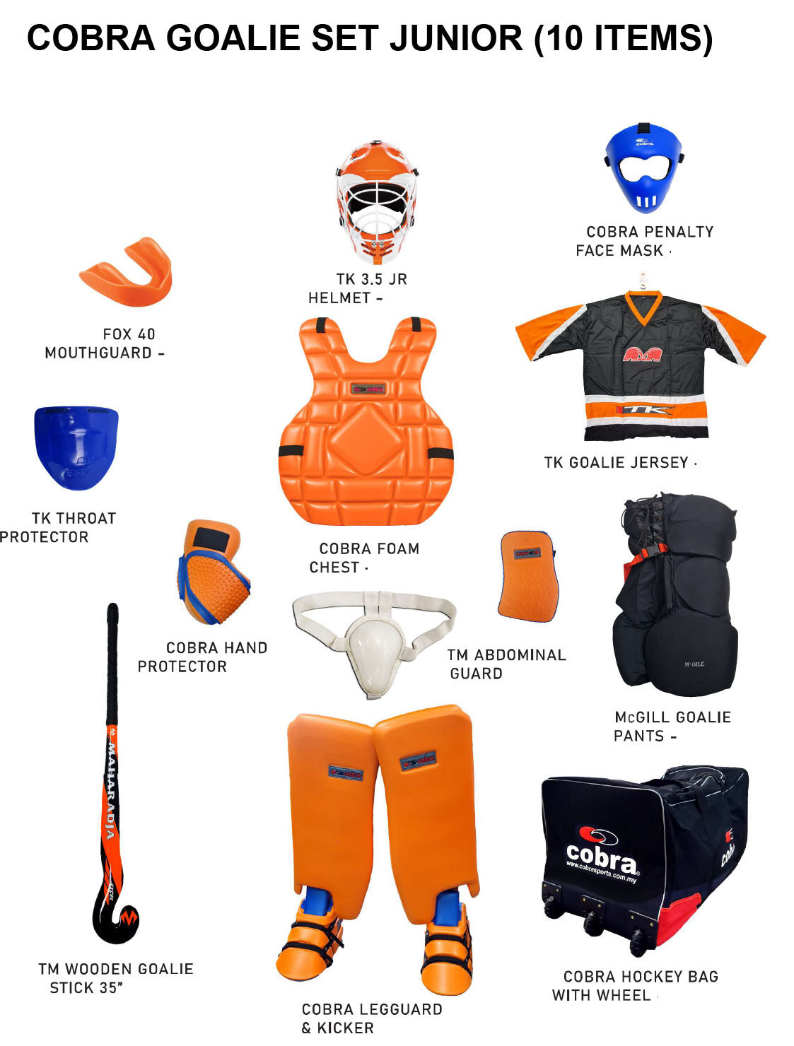 Hockey 2024 goalkeeper set