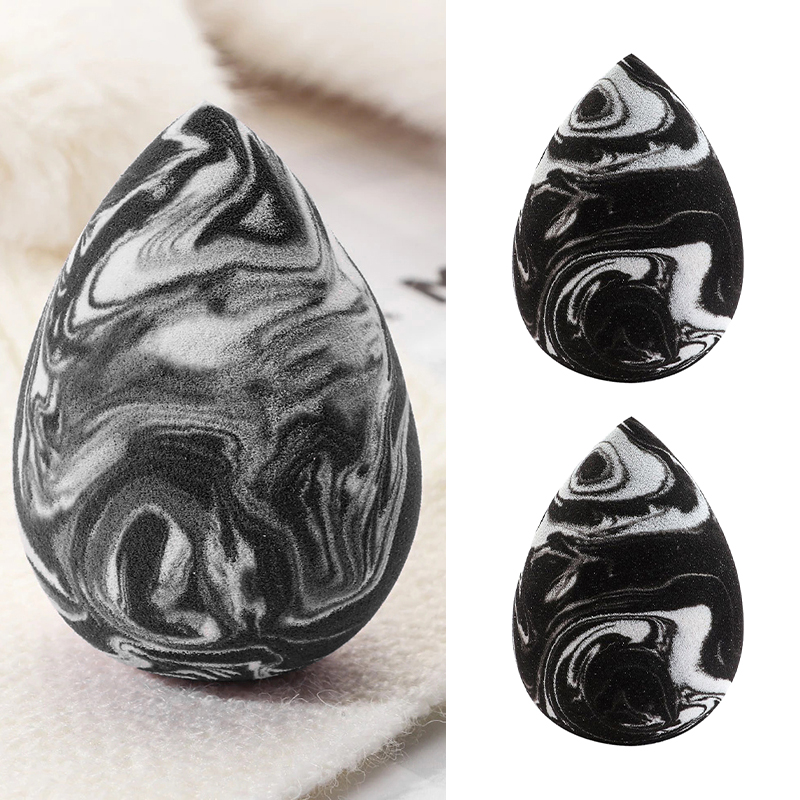 BEAUTYBIGBANG Premium Quality Marble Makeup Sponge Soft Microfiber Blender