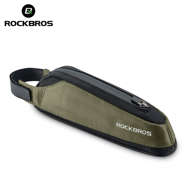 ROCKBROS Bicycle Front Tube Bag Big Capacity Durable Convenient Reflective Road Bike Tube Bag Traveling Top Tube Down Tube Bike Bag Cycling Equipment