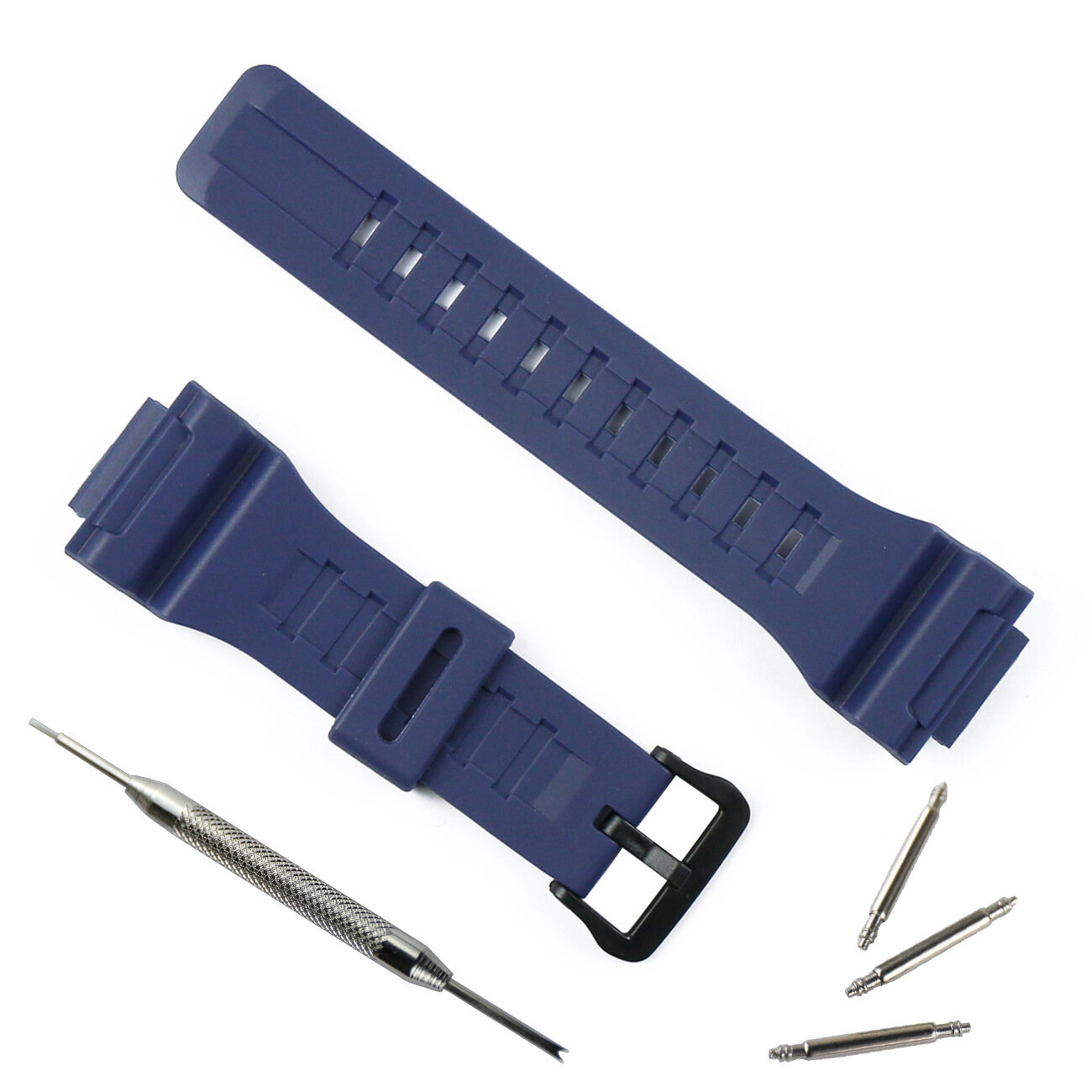 Matte Resin strap with tool male pin buckle watch accessories for Casio AQ-S800W AQS810W waterproof strap