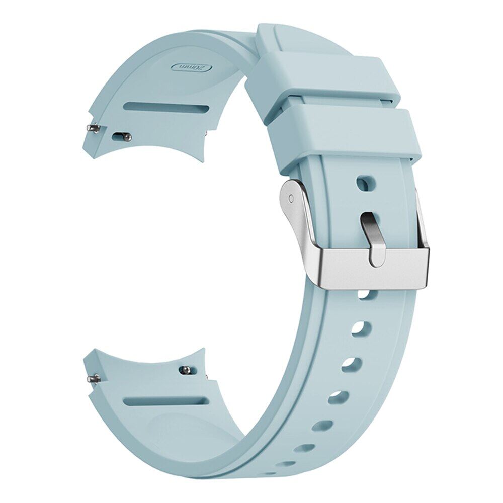 Silicone Watch strap for Samsung Galaxy Watch 6 5 4 40mm 44mm 5 pro 45mm Sport Strap for Galaxy Watch 6 Classic 47mm 43mm Watch 4 Classic 42mm 46mm Replacement Band