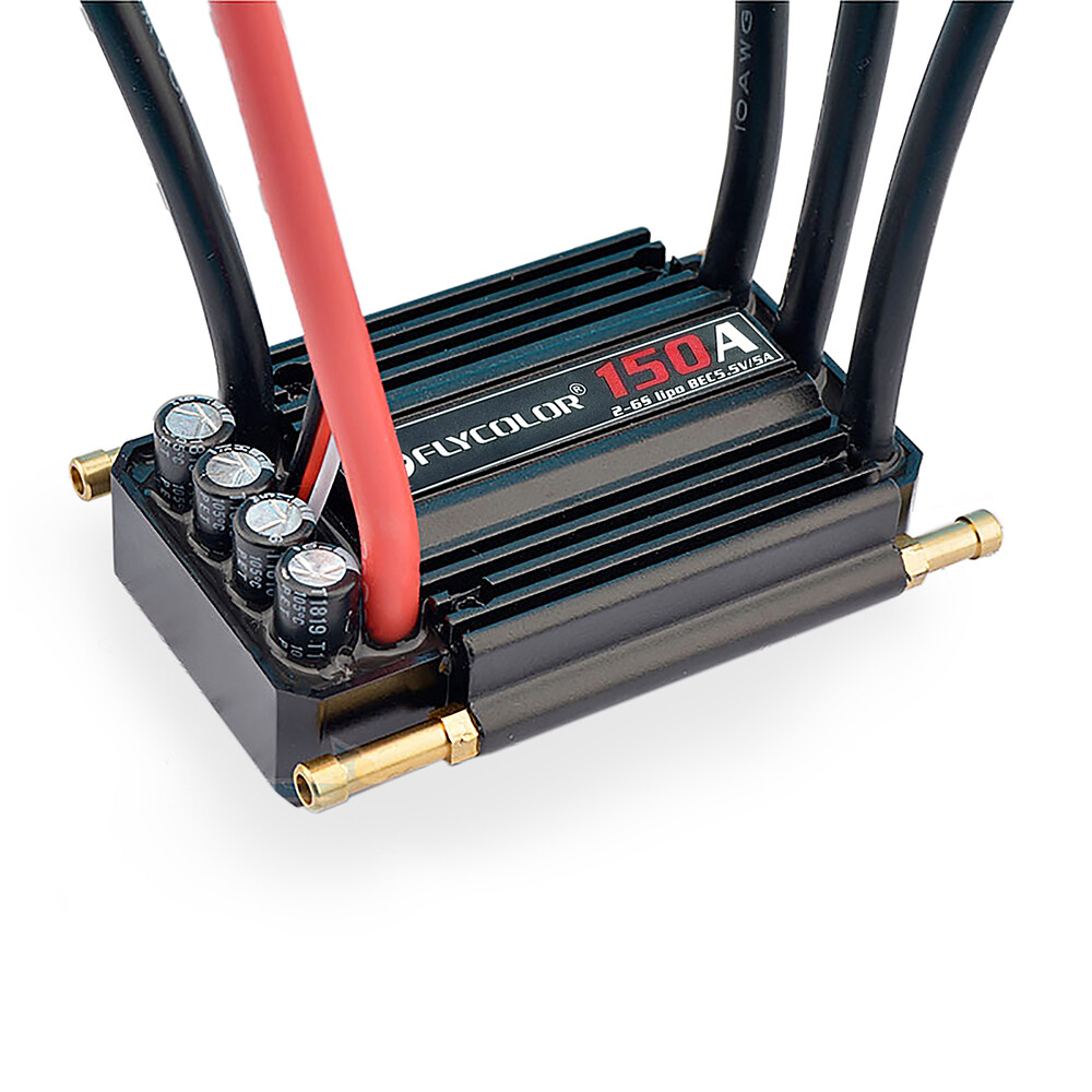 Flycolor Bộ Điều Khiển Tốc Độ 50A/70A/90A/120A/150A ESC Không Chổi Than Hỗ Trợ 2-6S BEC 5.5V/5A Cho Tàu Mô Hình Thuyền Điều Khiển Từ Xa