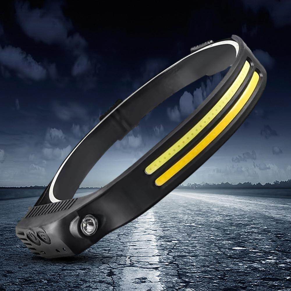 Type C Charging Head Flashlight 330LM Headlight Gesture Control Camping Searchlight LED Camping Lamp for Outdoor Camping