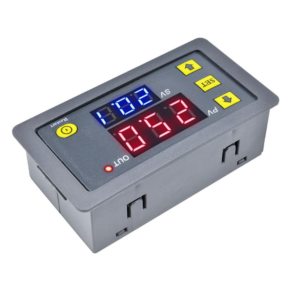 Original Diymore 12V Thermostat Cycle Timer Delay Dual Display Relay Module 0-999 hours