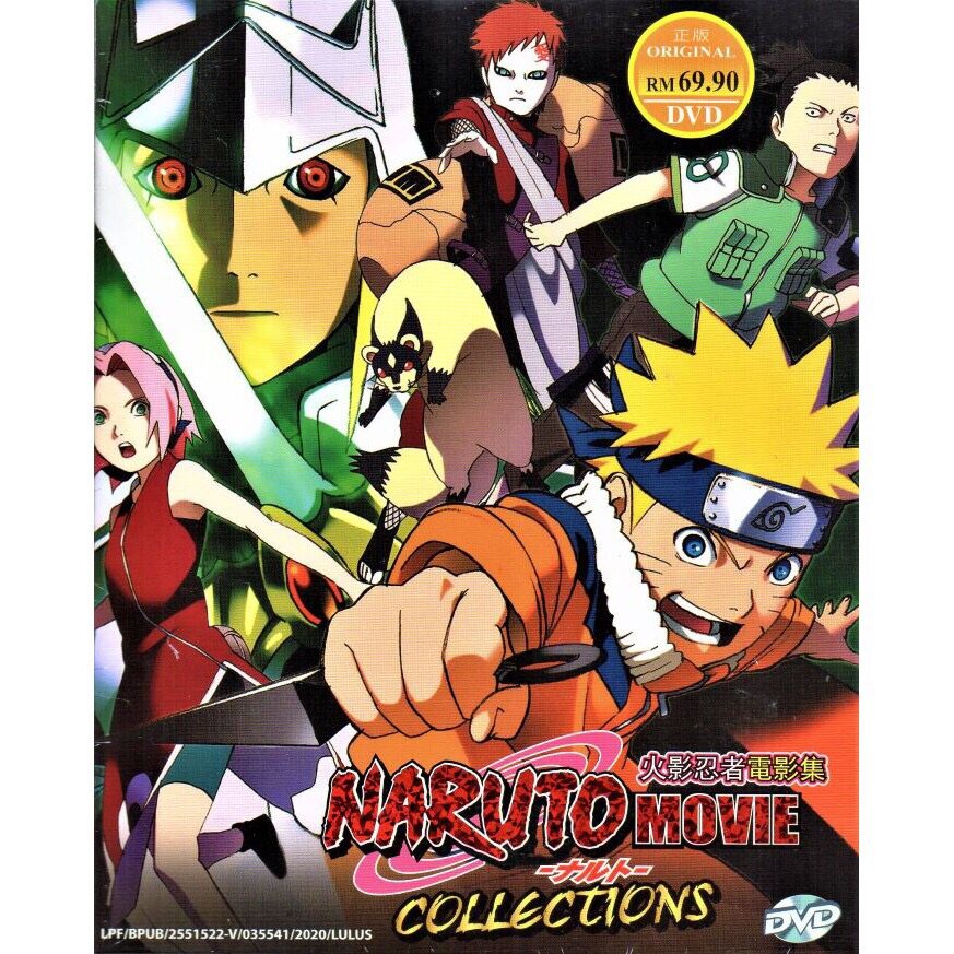 Live Action Naruto Fmovies ANIME DVD NARUTO MOVIE COLLECTIONS 11