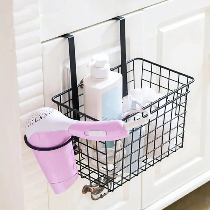 Hair Dryer Holders Bathroom Wall Shelf Stainless Steel Storage