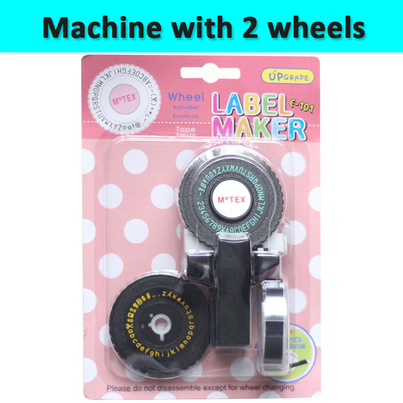 Multi-color manual 3D embossing label maker/typewriter upgrade version C101 manual printer for replacing Motex E101