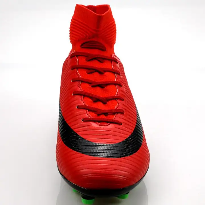 red high top soccer cleats