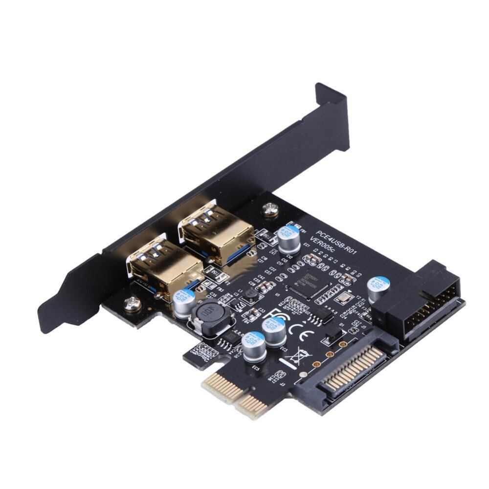 Thẻ Mở Rộng PCI-E Sang USB 3.0 2 Cổng PCI Express, Trạm Sạc Laptop 19 Chân Bộ Chuyển Đổi Nguồn