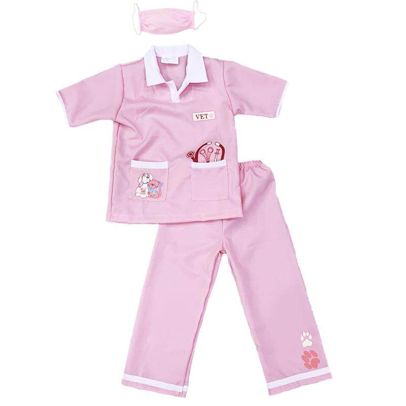 Children's Day Veterinary Costumes Children's Doctor Professional
