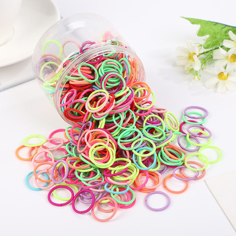 Dây Buộc Tóc Nữ 200 Miếng Bé Tóc Ban Nhạc Dây Buộc Tóc