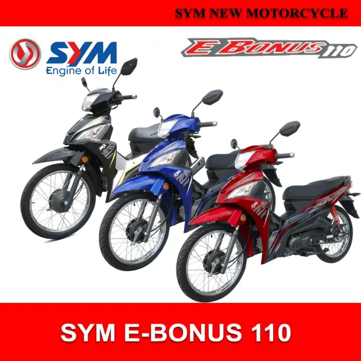 Sym E Bonus 110 Euro 3 Motorcycle Lazada