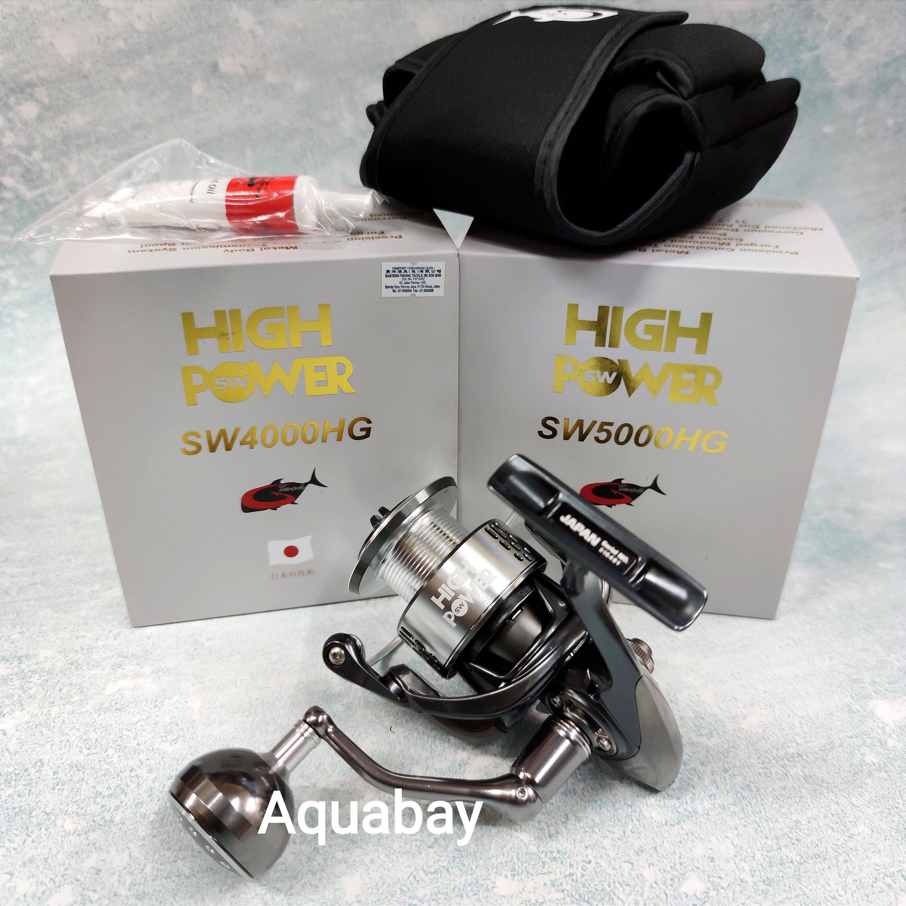 GTECH 21' HIGH POWER SW4000HG SW5000HG FISHING SPINNING REEL - Main Image