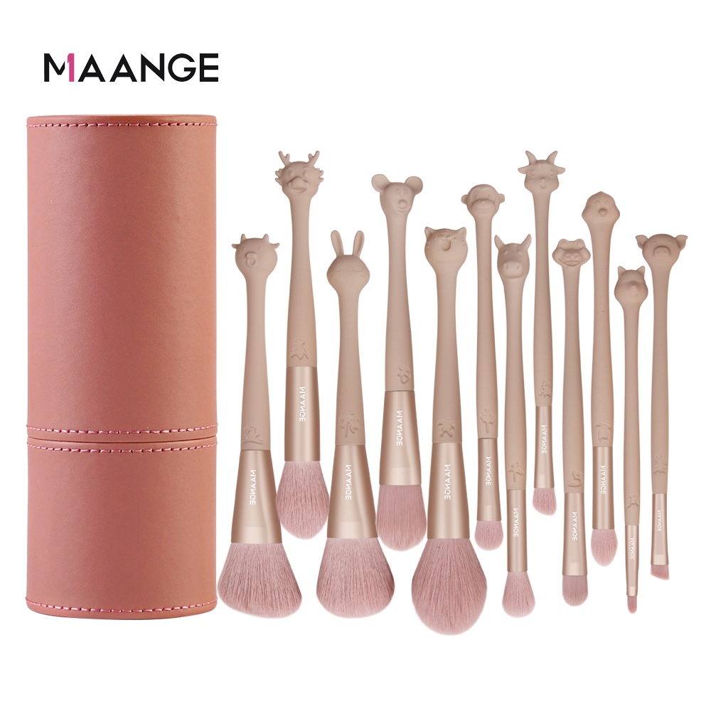 MAANGE 12 Cọ trang điểm đánh phấn mắt và phấn má hồng - INTL
