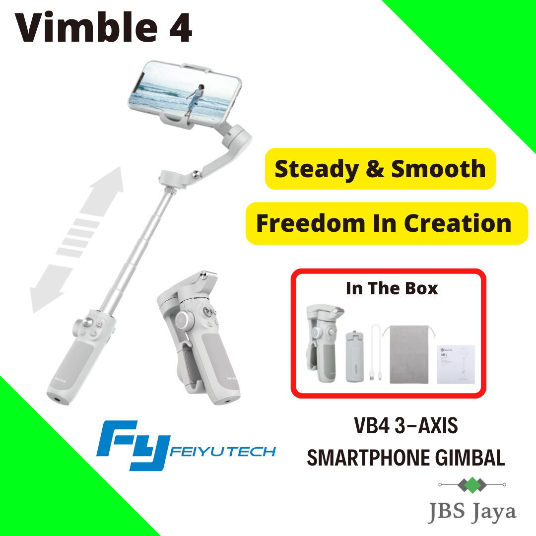 FeiyuTech Vimble 4 3-axis Smartphone Gimbal Stabilizer With Build-In 21 ...