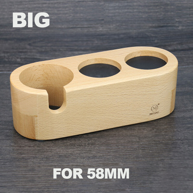 Bộ Lọc Cà Phê 51Mm Dụng Cụ Giữ Máy Pha Cà Phê Espresso Bằng Gỗ Đặc Đế Máy Pha Cà Phê Giá Đỡ Phụ Kiện Cà Phê Cho Barista