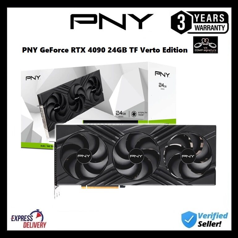 PNY RTX 4090 24GB TF Verto Edition RTX4090 | Lazada