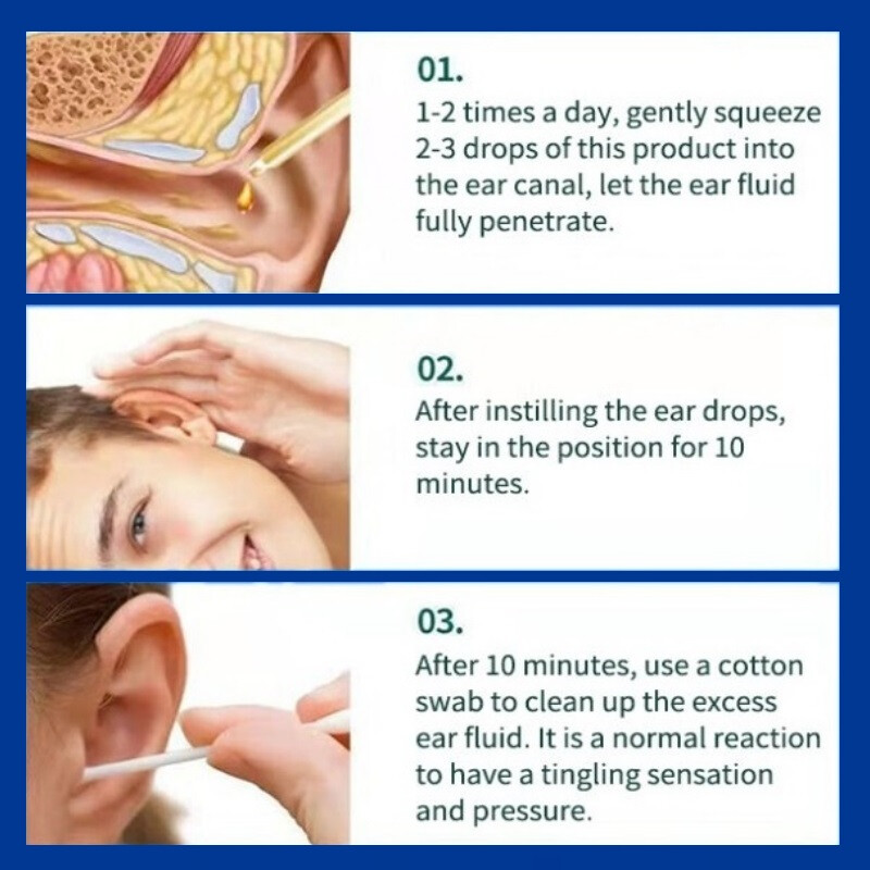 Ear Liquid Acute Otitis Drops Chinese Herbal Medicine for Ear